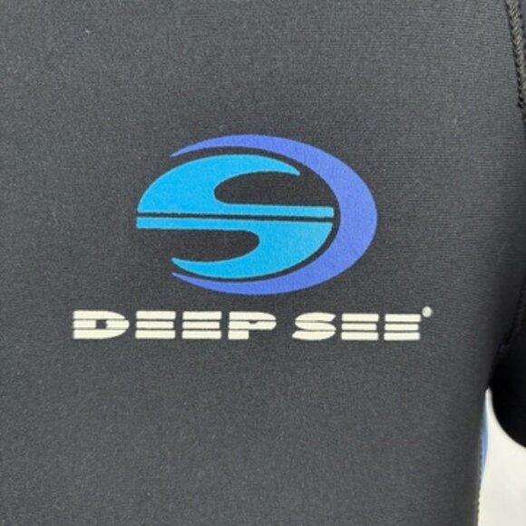 Deep See Men's 3mm Long Sleeve Front Zip Shorty Suit Size 3XL - Picture 4 of 9